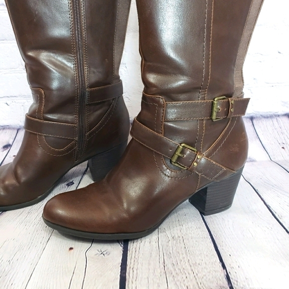 INDIGO RD. Irsalma Knee High Boots Brown Size 9.5 - Picture 3 of 16